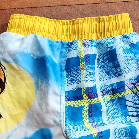 Universal Despicable Me Minions Kids Bathing Suit Trunks Size 4 - Picture 11 of 11